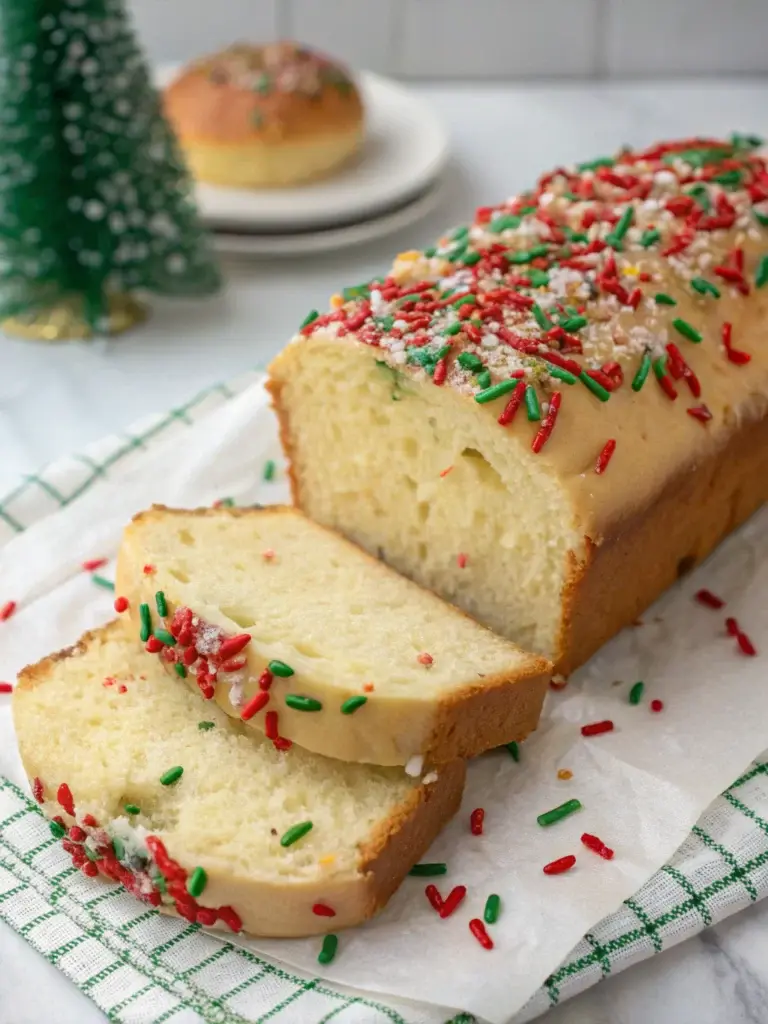 Christmas Sprinkle Buttermilk Bread