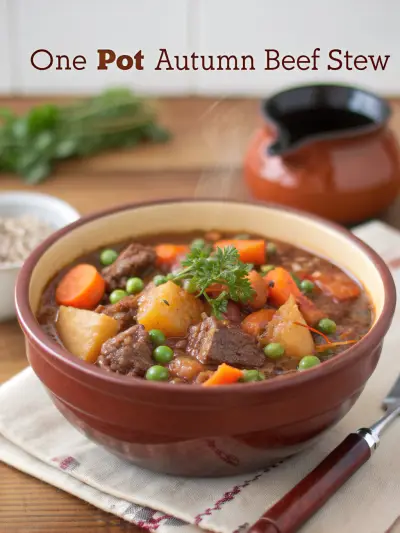One Pot Autumn Beef Stew