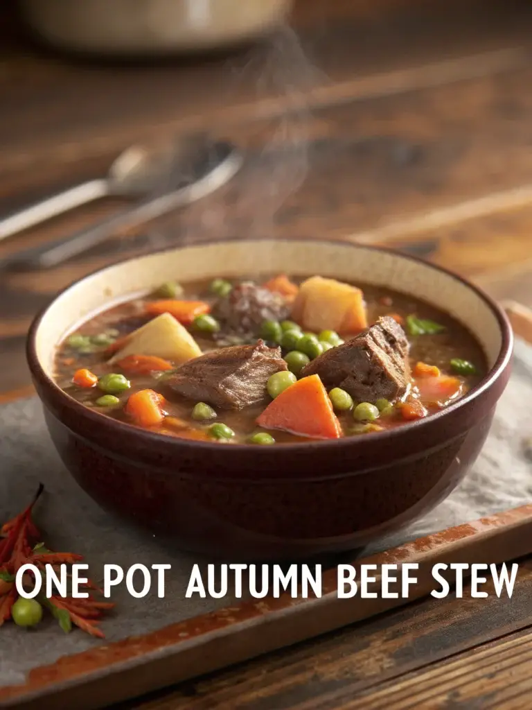 One Pot Autumn Beef Stew