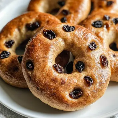 Gluten-Free Cinnamon Raisin Greek Yogurt Bagels | Healthy & Delicious Recipe
