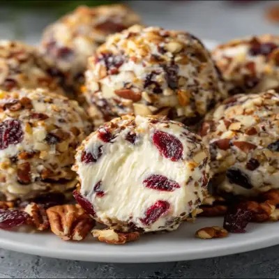 Delicious No-Bake Cranberry Cheese Balls Recipe – Easy Holiday Appetizer