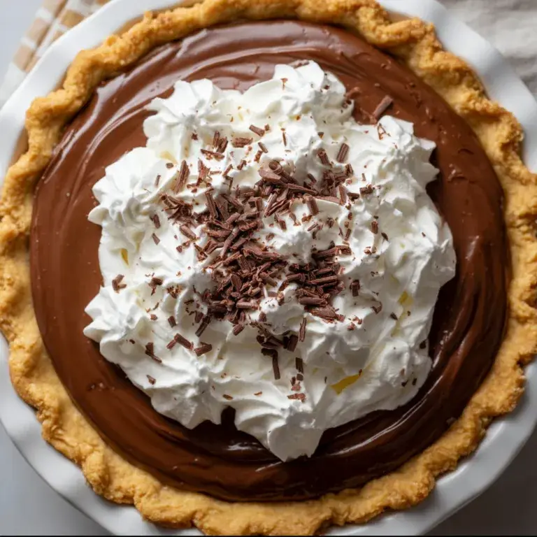 Easy Chocolate Cream Pie Recipe | Quick & Delicious Chocolate Dessert