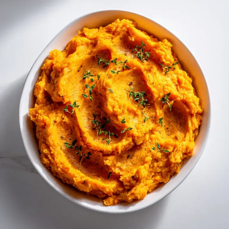 Delicious Mashed Sweet Potatoes Recipe | Easy & Creamy Side Dish