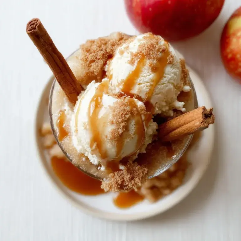 Apple Cider Float Recipe with Homemade Cinnamon Ice Cream | Delicious Fall Dessert