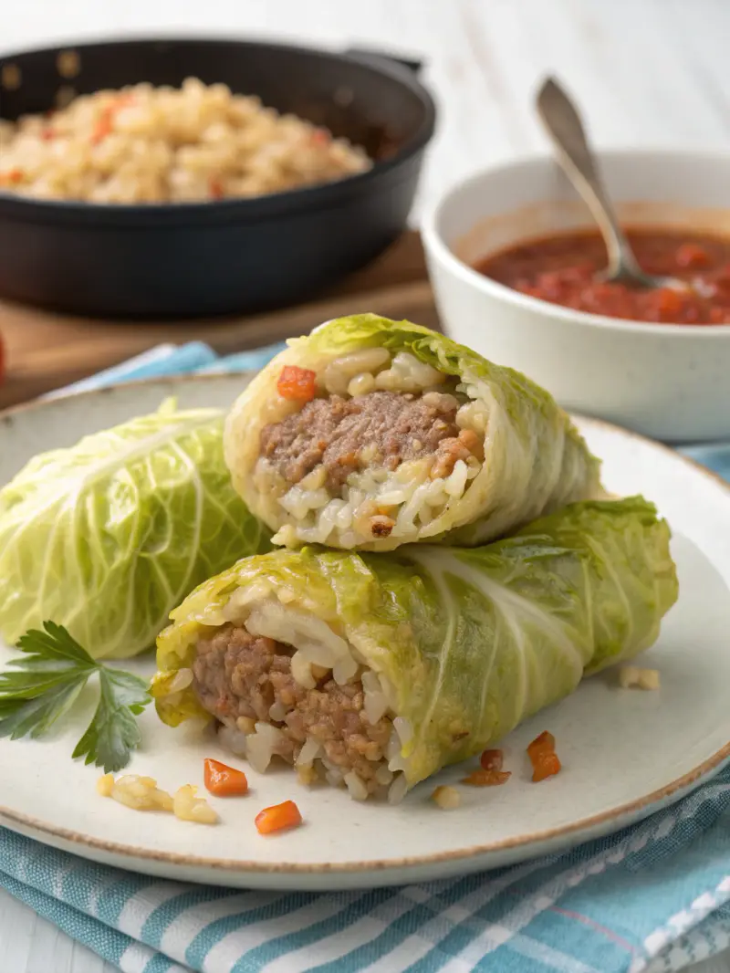 Stuffed Cabbage Roll Ingredients