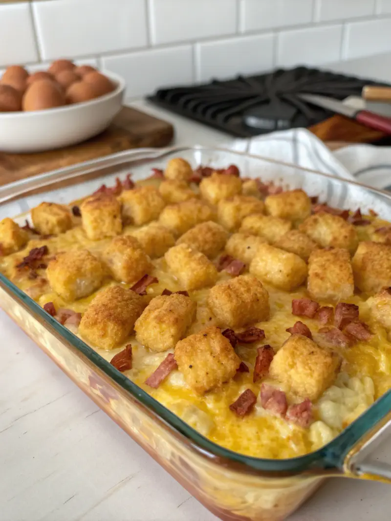Tater Tot Breakfast Casserole