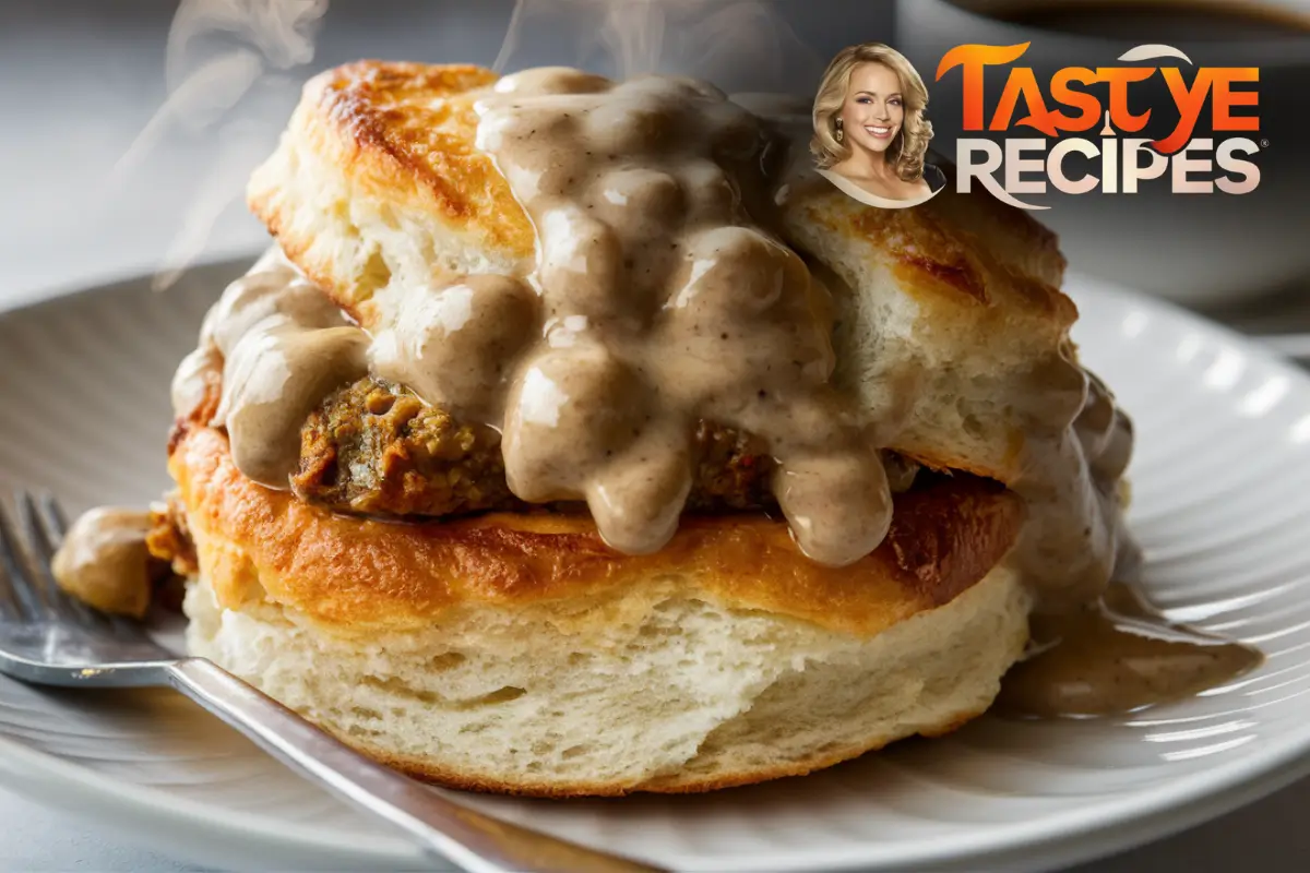 Buttermilk Biscuits with Sausage Gravy