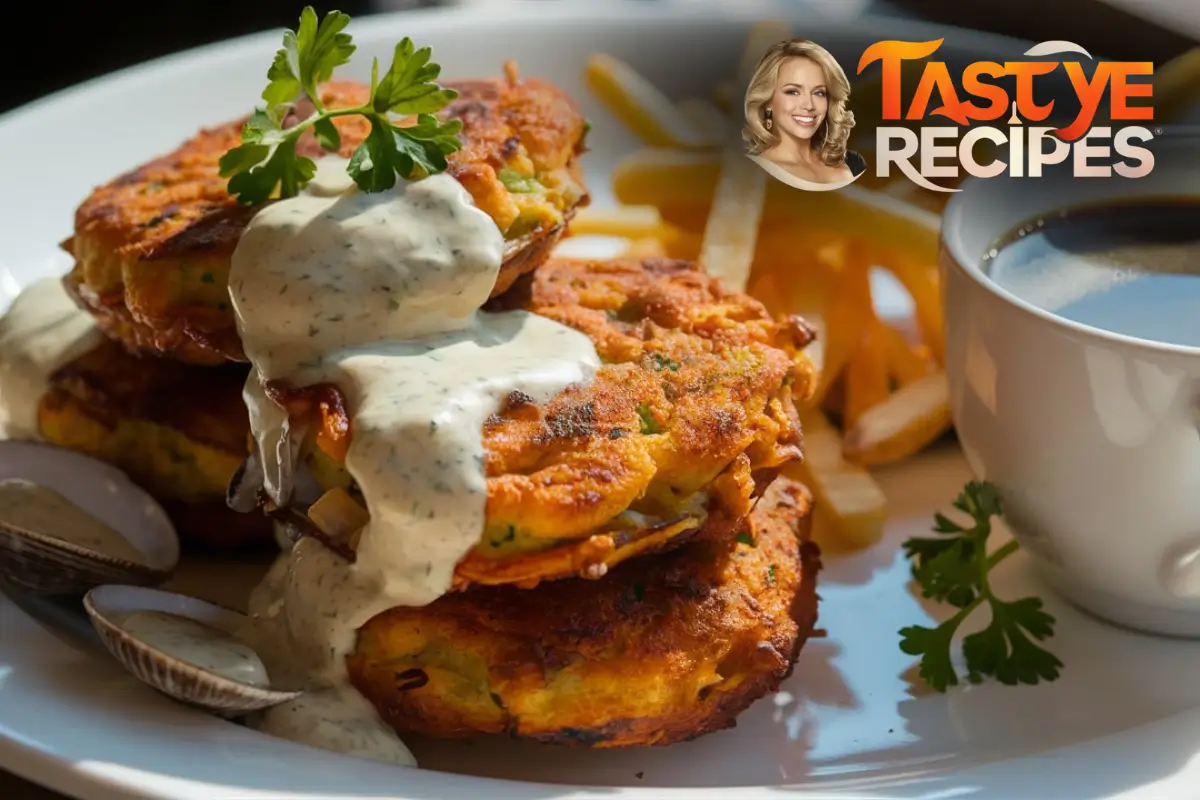 Clam Fritters with Tartar Sauce