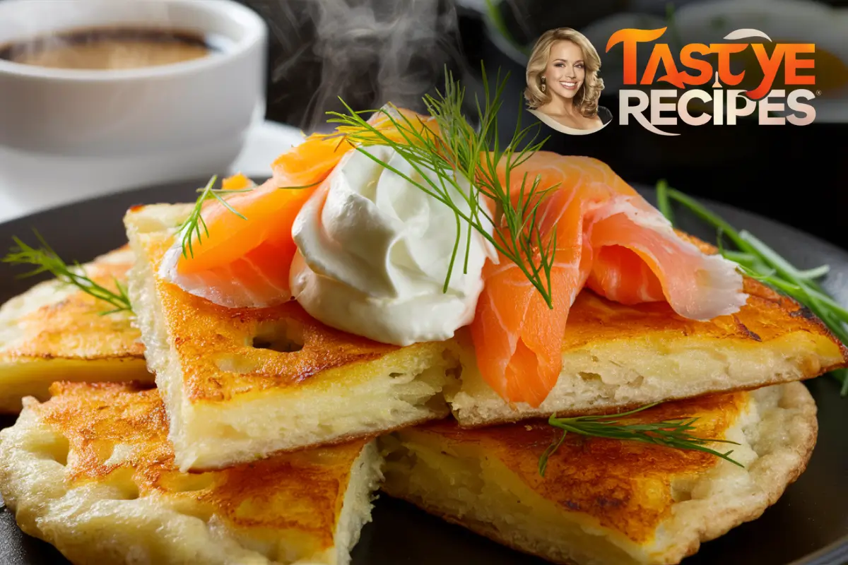 Potato Farls with Smoked Salmon