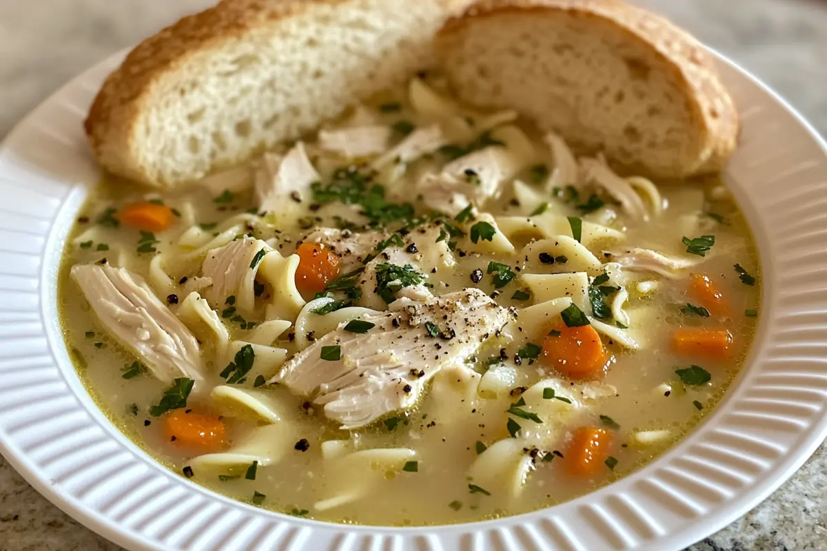 Creamy Chicken Noodle Soup