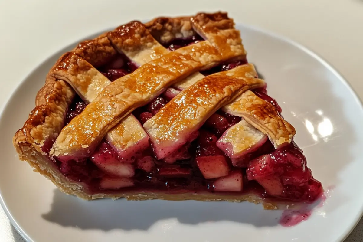 STRAWBERRY RHUBARB PIE