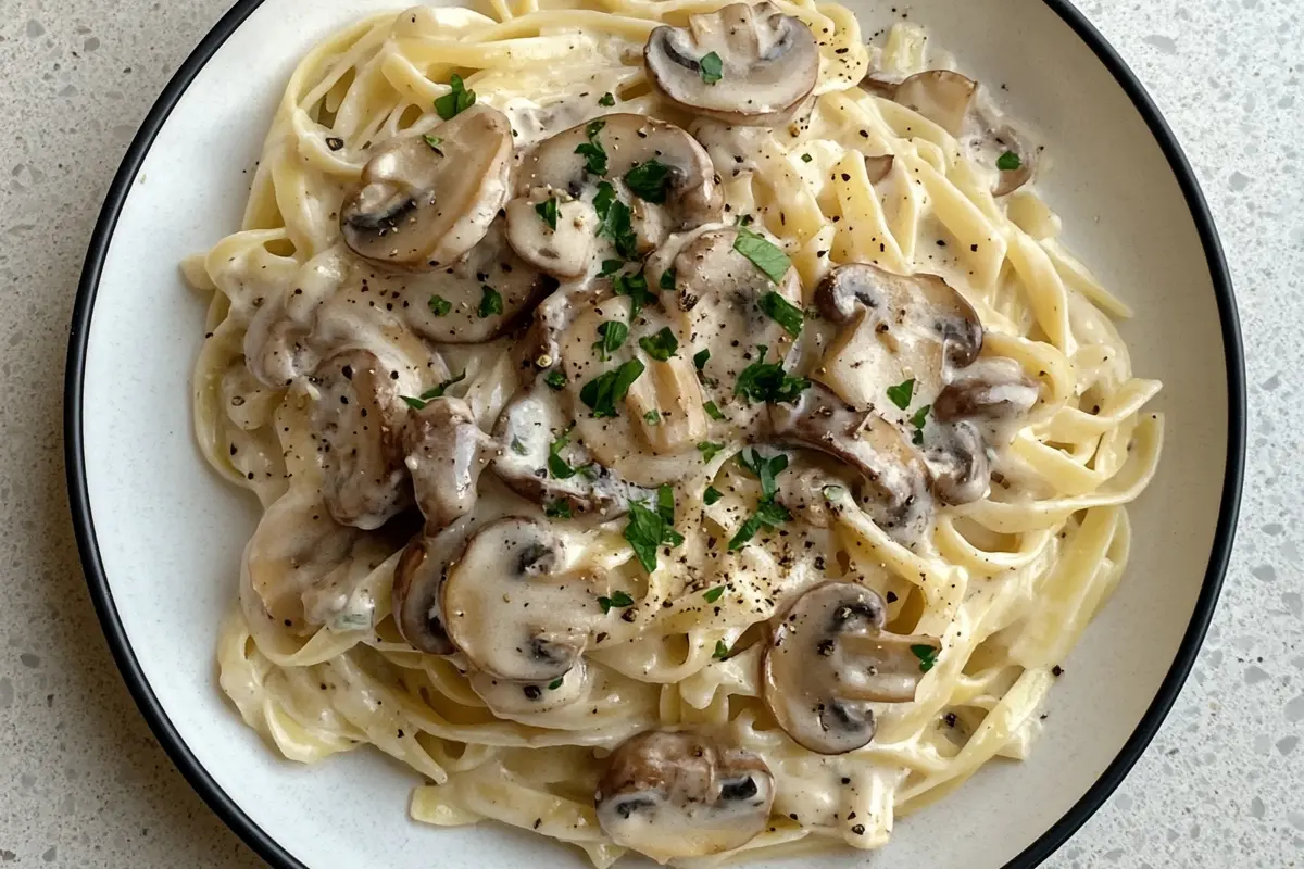 Creamy Mushroom Pasta