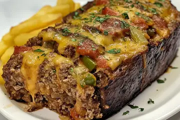 Philly Cheesesteak Meatloaf