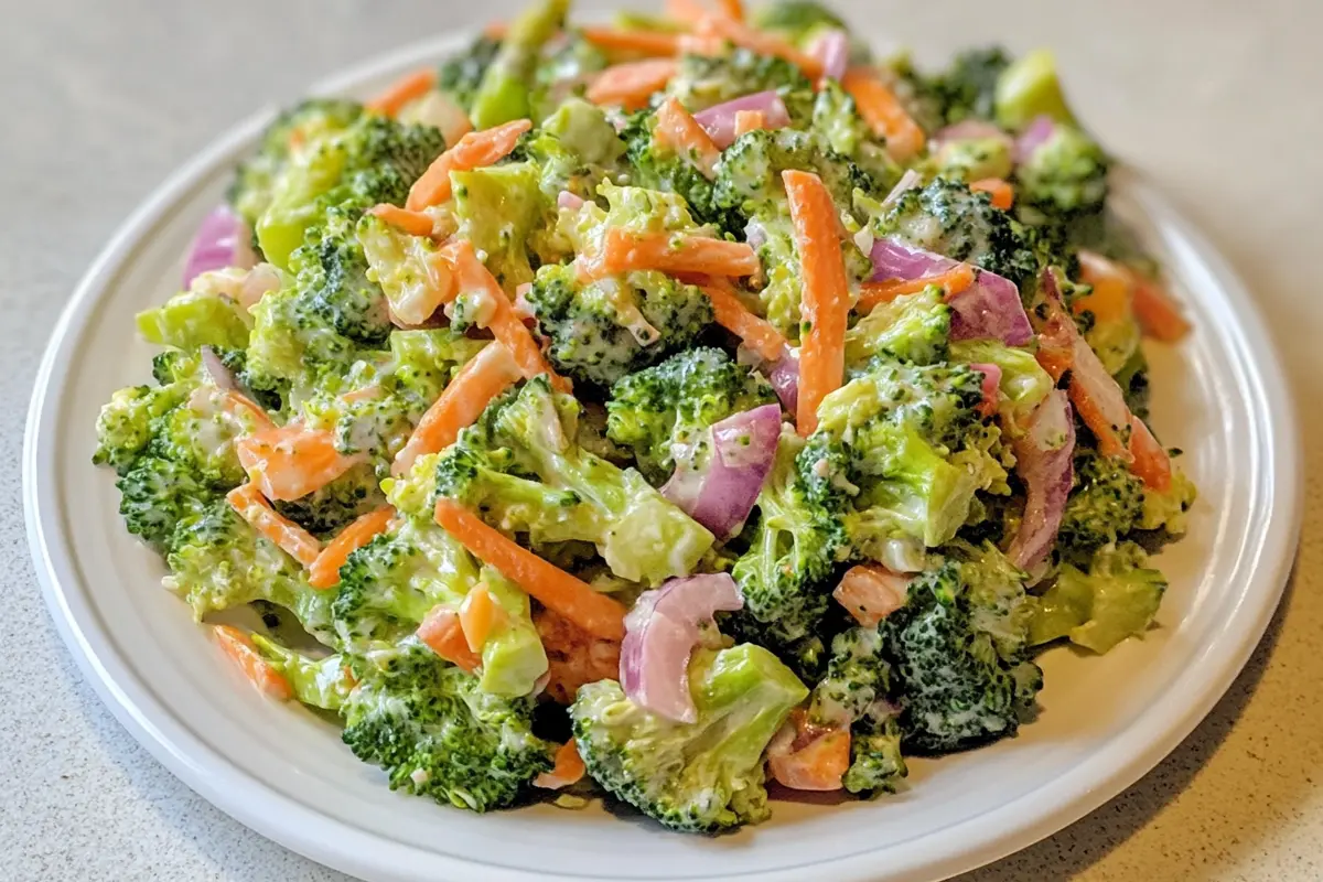 Amish Broccoli Salad – Fresh, Crunchy, and Flavorful Recipe