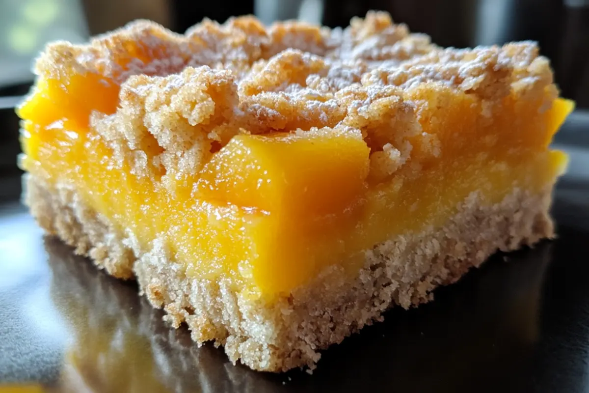 Mango Crumb Bars Cake