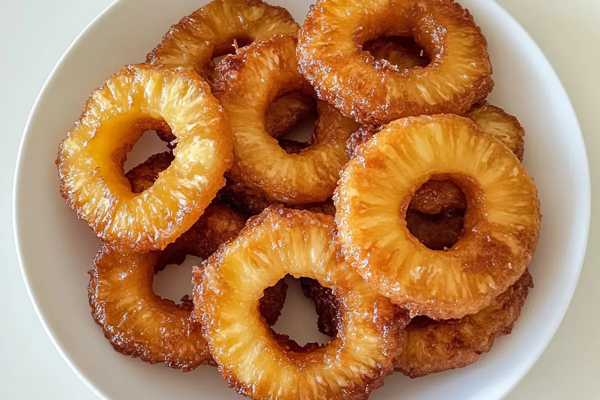 Fried Pineapple Rings Recipe