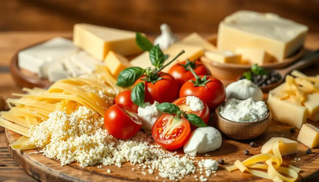 Cheese Stuffed Pasta Ingredients