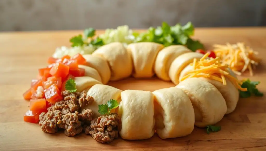 Taco Crescent Ring Ingredients